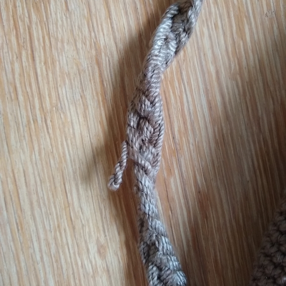 Tan woven Sak backpack purse - Picture 5 of 6